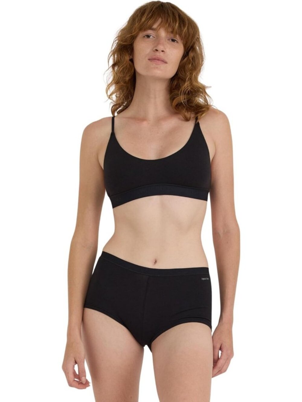 Core Organic Cotton Open Back Scoop Bralette for Women - Soft & Comfortable Fit